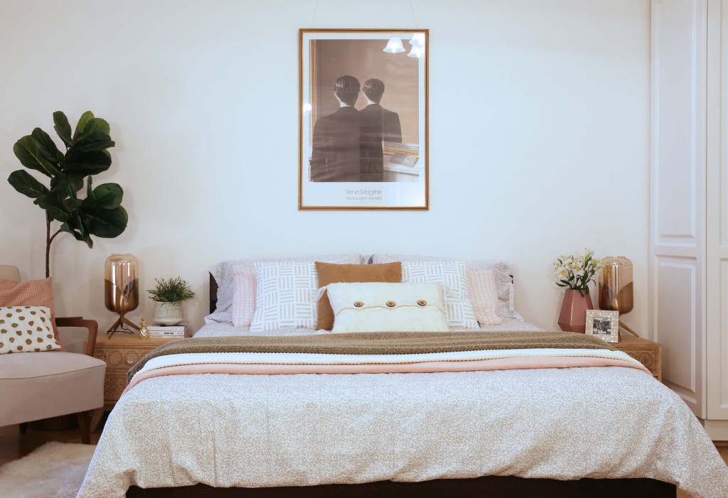 spavaća soba u retro romantik stilu