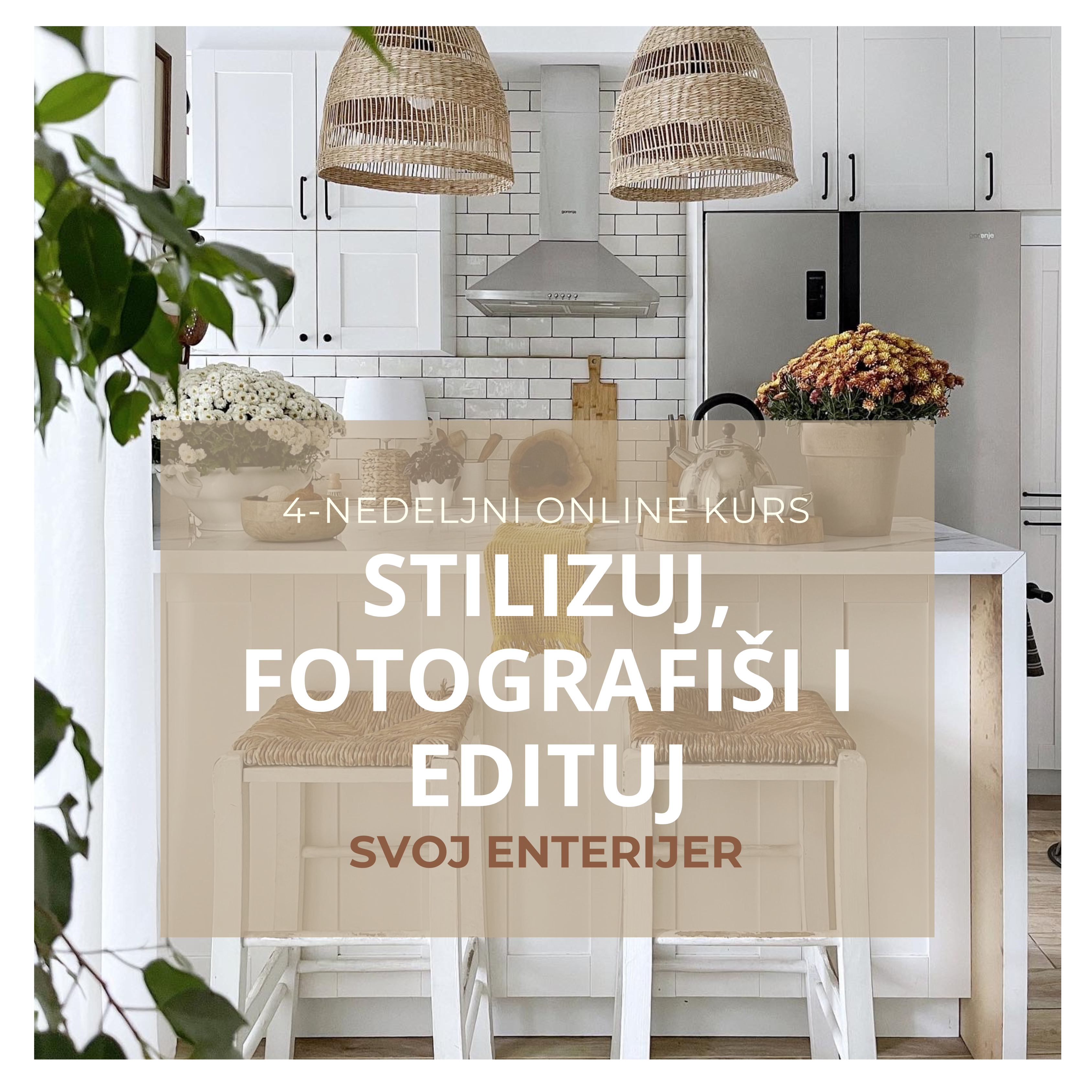 Stilizuj, fotografiši i edituj svoj enterijer